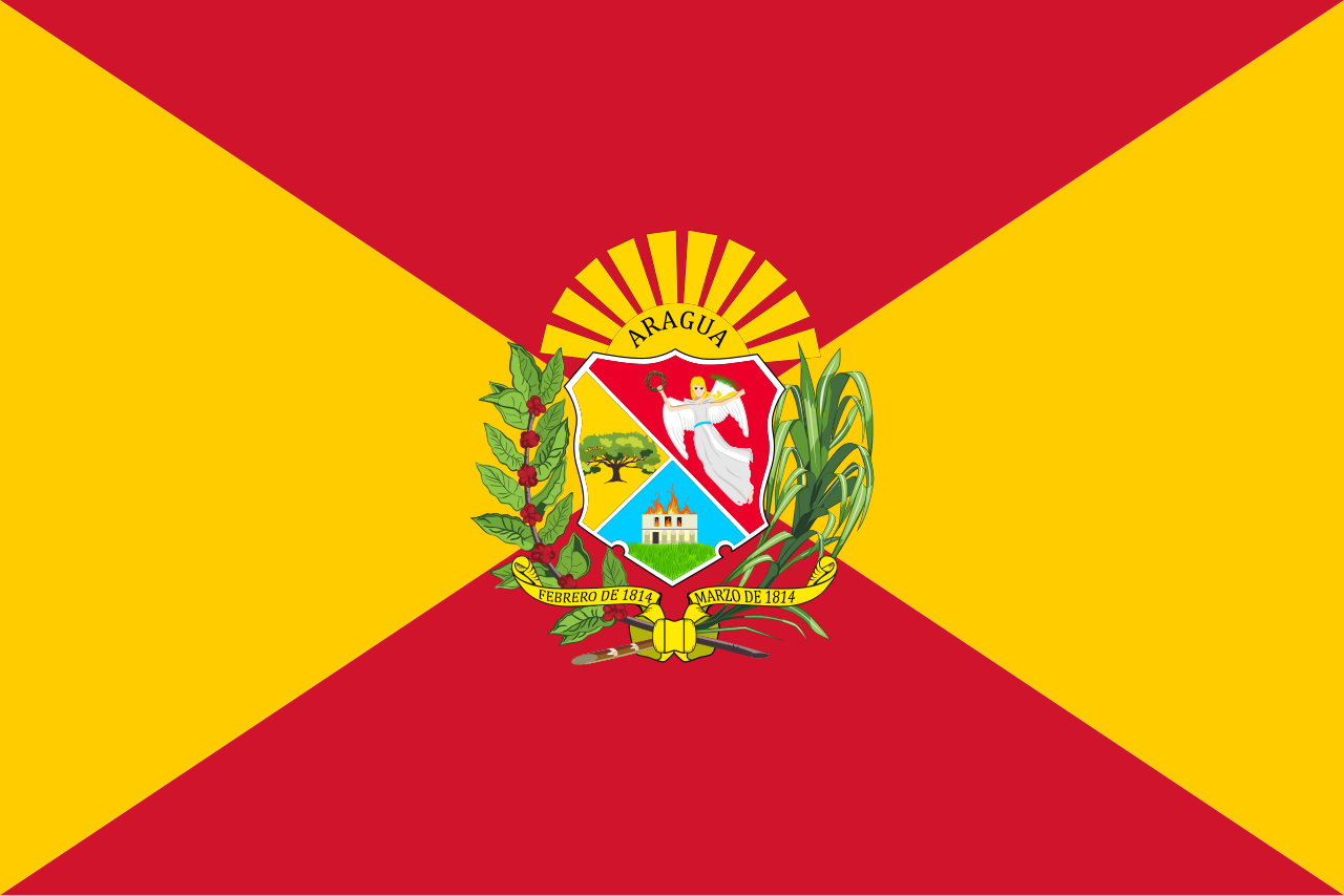 Bandera Oficial de Aragua