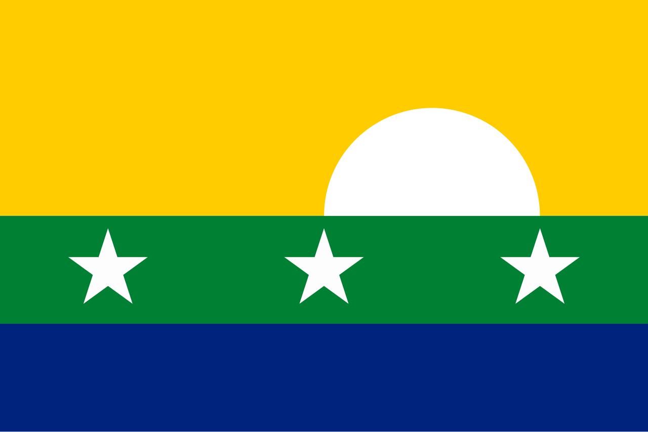 Bandera Oficial de Nueva Esparta
